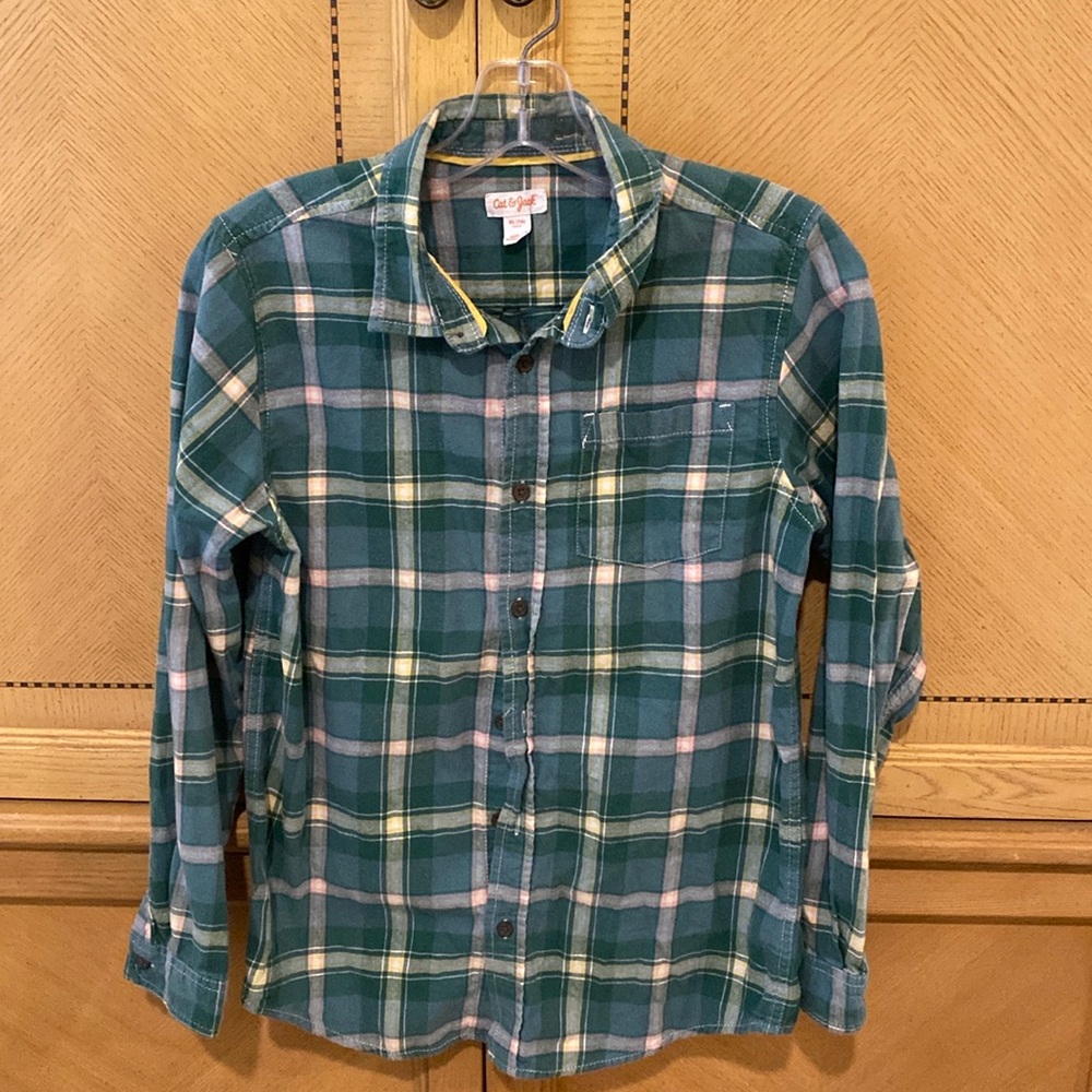 Target Cat & Jack plaid flannel shirt